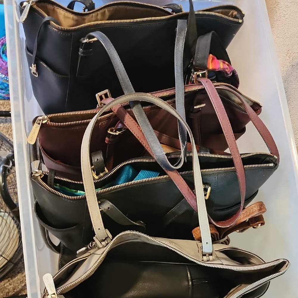 Elegant Black and Brown Women's Tote Bag